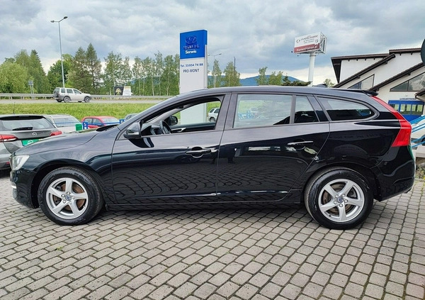 Volvo V60 cena 39900 przebieg: 278227, rok produkcji 2015 z Korsze małe 326